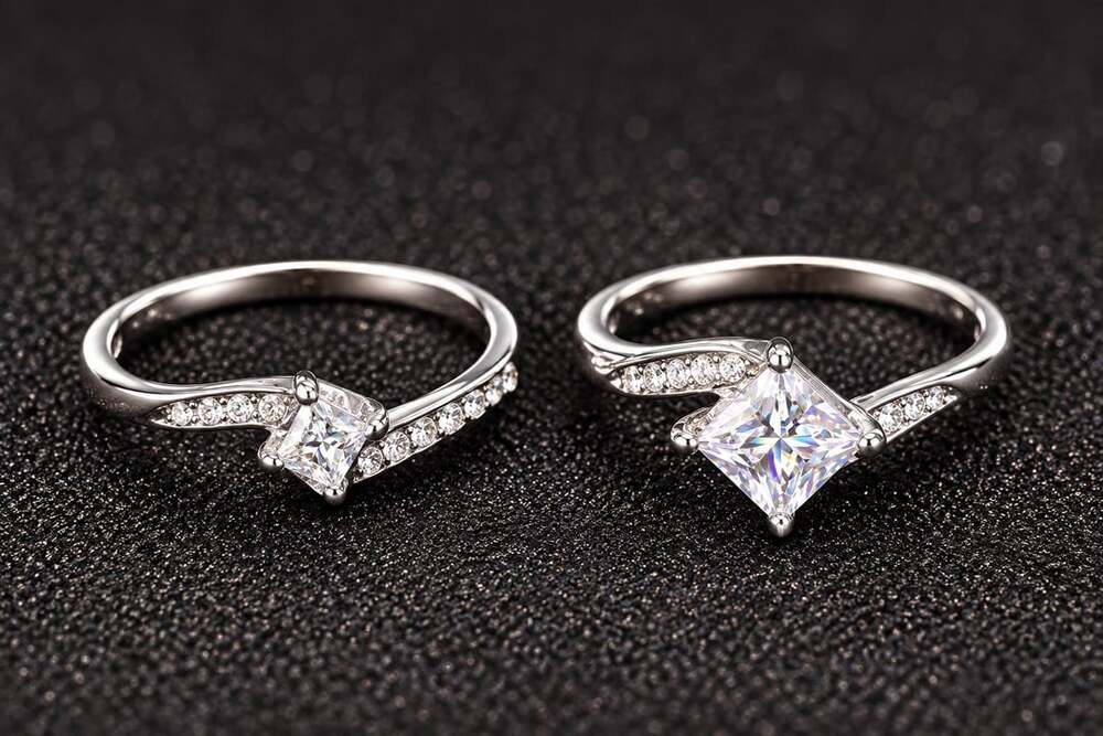 Princess Tension Set Ring